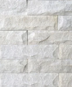 Đá bóc trắng 10x20cm ốp trang trí đẹp