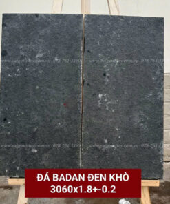 Đá bazan đen khò 30x60cm lát sân