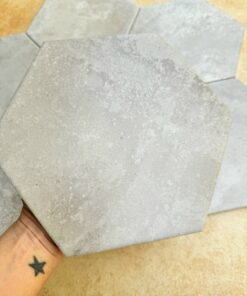 Gạch bông lục giác vân đá 20x23cm FL_236