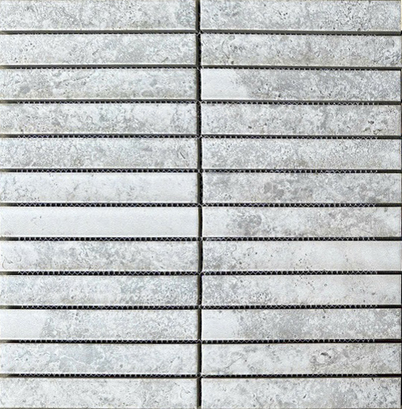 Gạch mosaic que đũa màu xám SGT_021