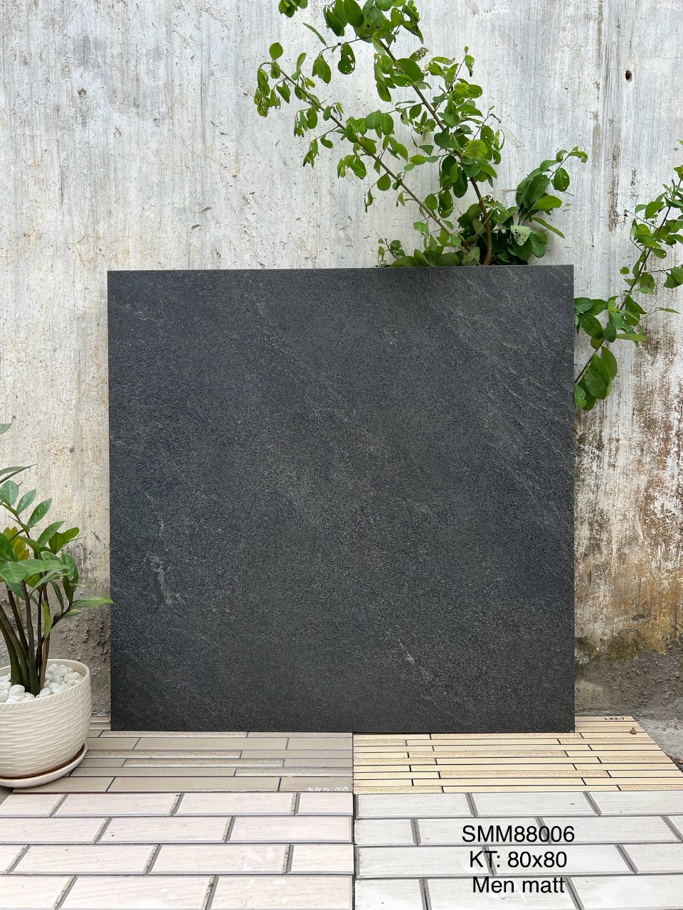 Gạch 80×80cm đá mờ matt mịn SGT_88006