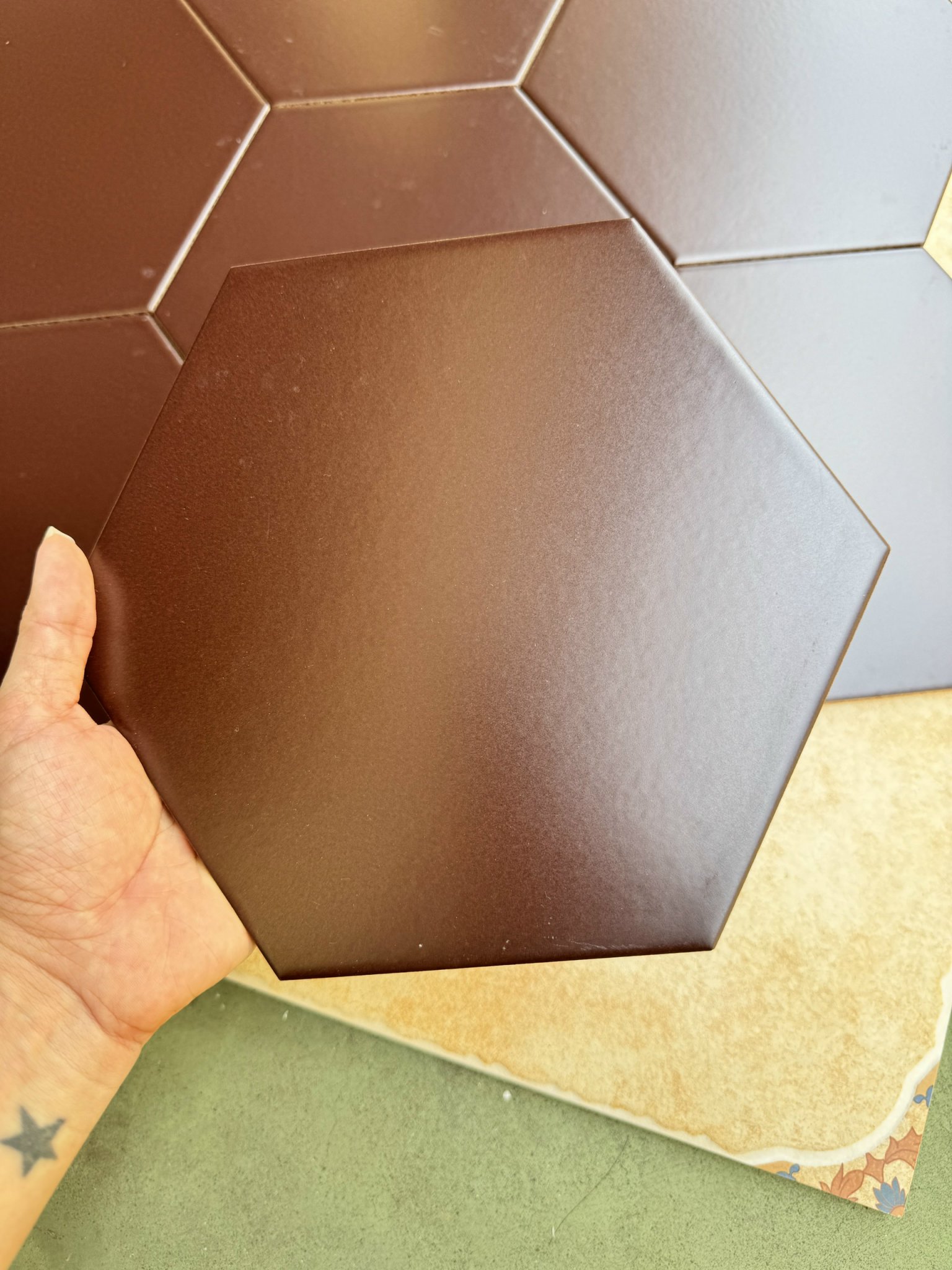 Gạch bông lục giác 20x23cm SGT_23007