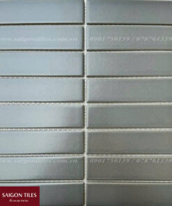 Gạch mosaic que đũa màu xám T3213M