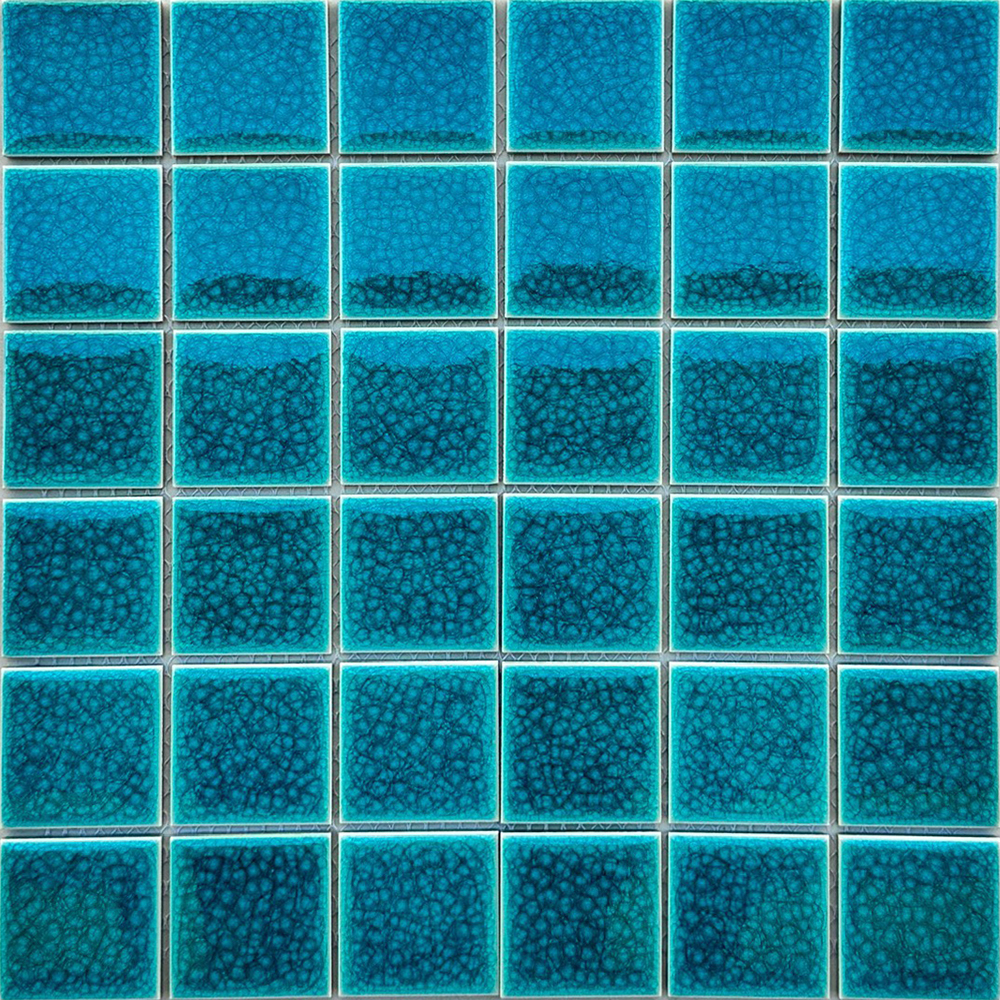 Gạch Mosaic Gốm Rạn 2 Lớp Màu Xanh SGT_046