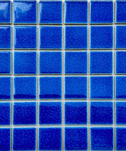 Gạch mosaic gốm men rạn 2 lớp màu xanh biển SGT_1301
