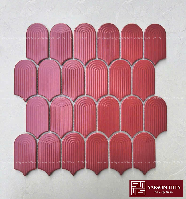 Gạch mosaic vân tay F40