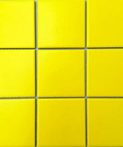 Gạch mosaic gốm sứ màu vàng mờ G 9715M