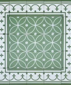 Gạch bông men 20x20cm viền góc SGT_180_197_ 155