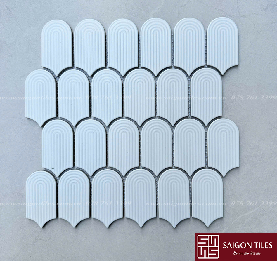 Gạch mosaic vân tay F65