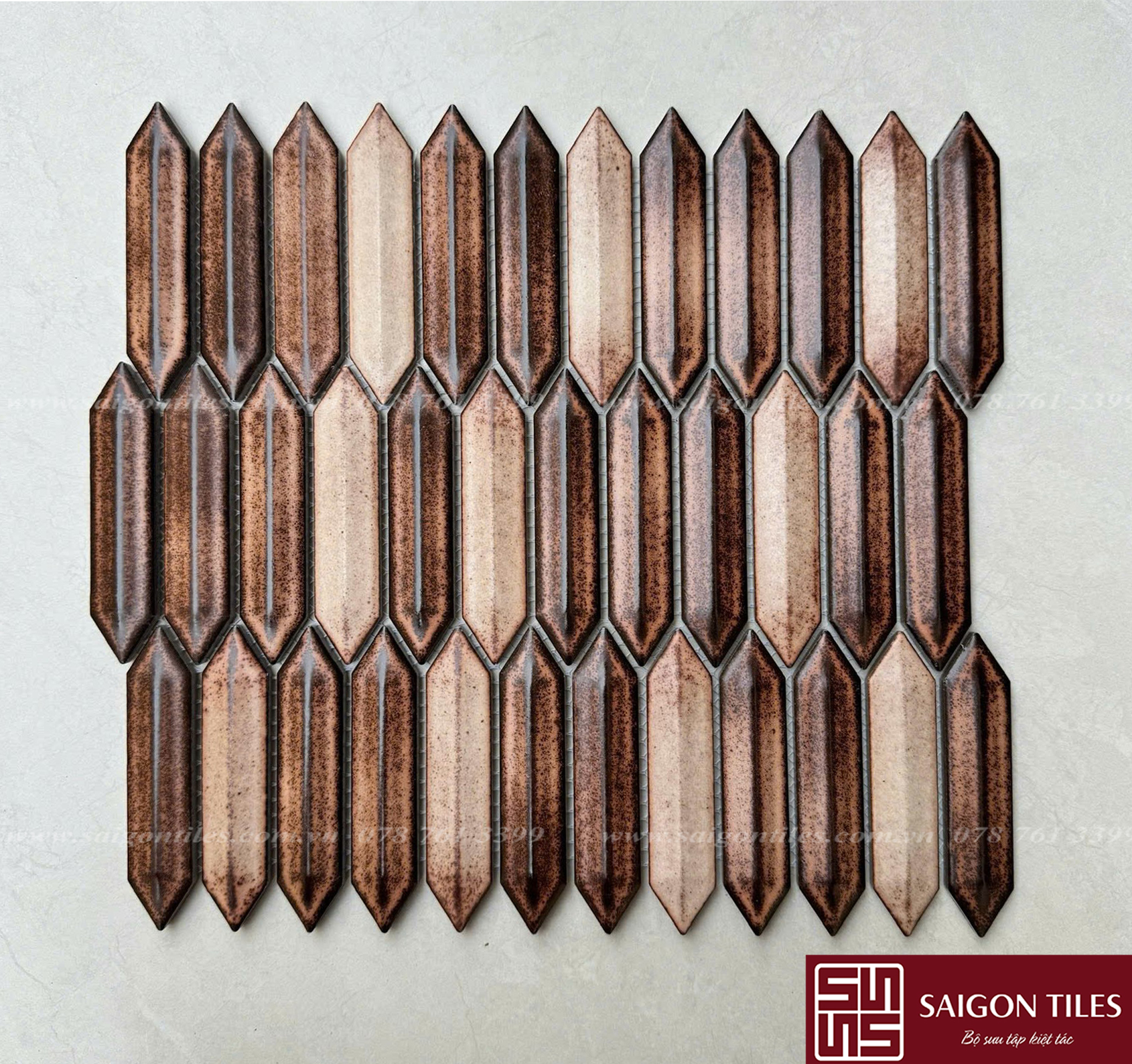 Gạch Mosaic que diêm SGT_66