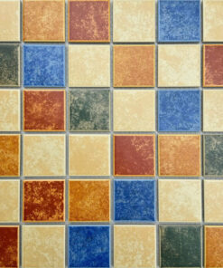 Gạch mosaic gốm sứ mix 3 màu