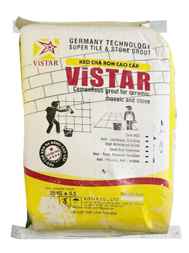  Keo chà ron Vistar màu trắng