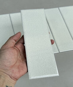 Gạch thẻ men rạn màu trắng SGT_6020