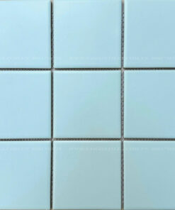 Gạch mosaic gốm sứ men mờ màu xanh biển nhạt SGT_903