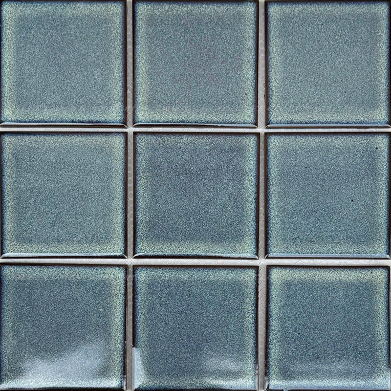 Gạch mosaic gốm sứ men rạn màu xanh SGT_1026
