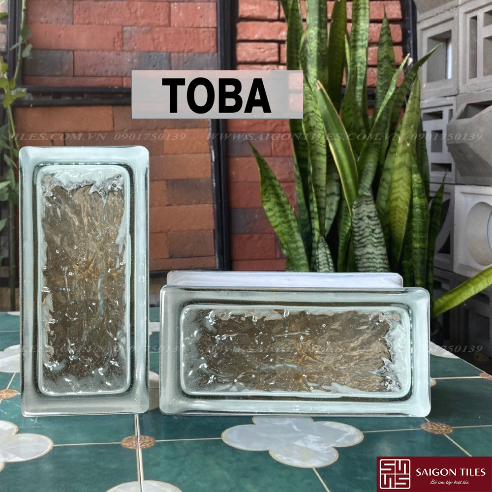 Gạch kính chữ nhật Toba (Mặt Nước) 80352