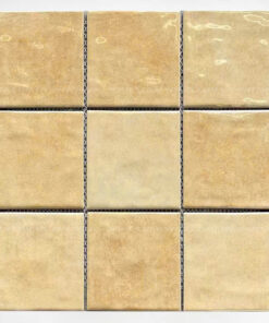 Gạch mosaic gốm sứ màu vàng bóng lượn SGT_A15