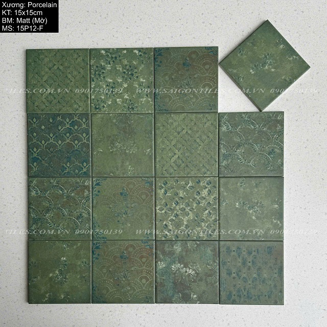 Gạch thẻ giả cổ SGT_15P12F